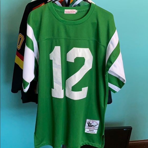 joe namath mitchell and ness jersey